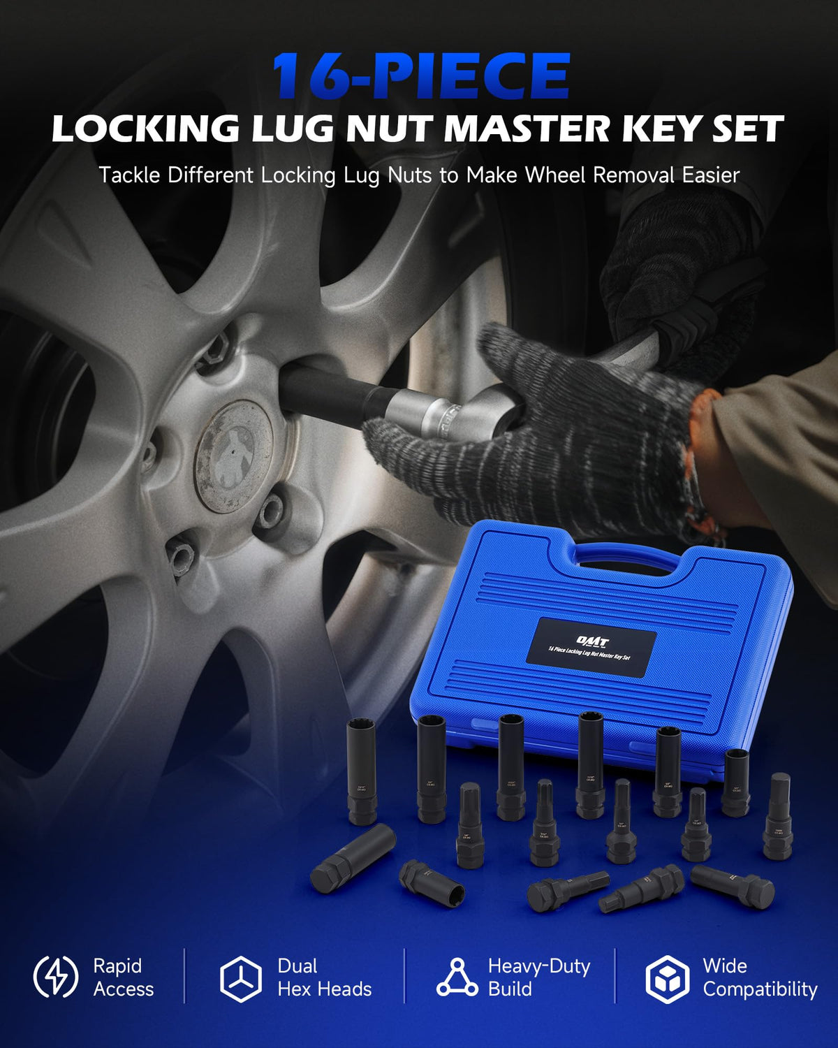 Orion Motor Tech organized keys inside blow-molded case for fast identification and transport