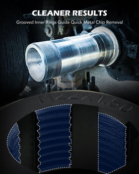 Orion Motor Tech kit in use on axle spindle demonstrating restored thread fit