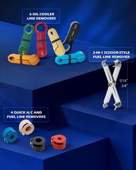 Orion Motor Tech tool label and markings on handles for fast selection and durable identification