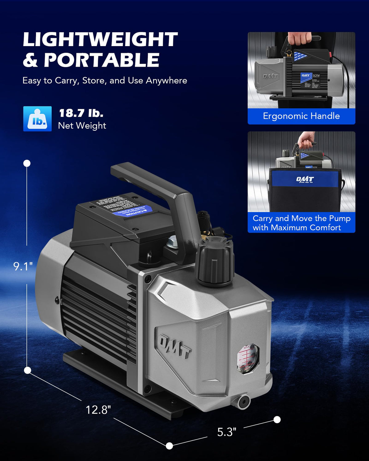 Orion Motor Tech label and spec plate view providing clear model and performance info