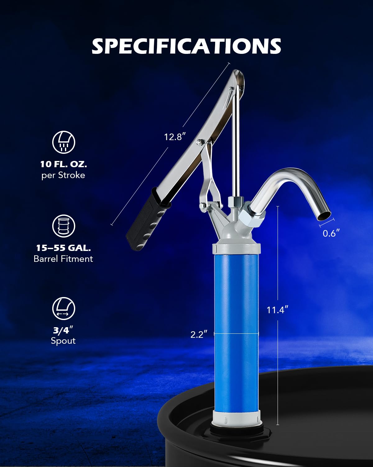 Orion Motor Tech lever handle grip close-up for comfortable, firm operation