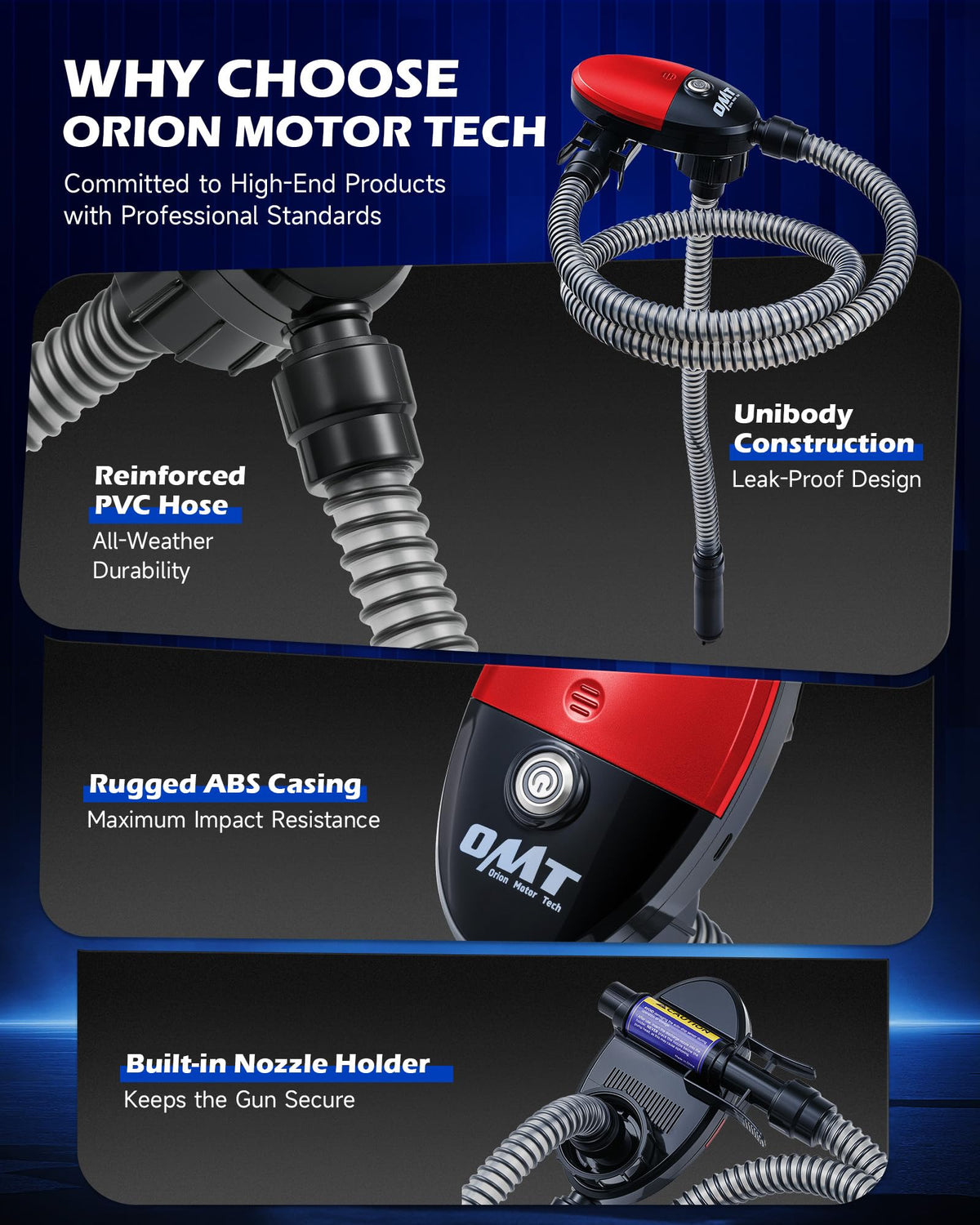 Orion Motor Tech lifestyle scene refueling a boat at the dock for convenience