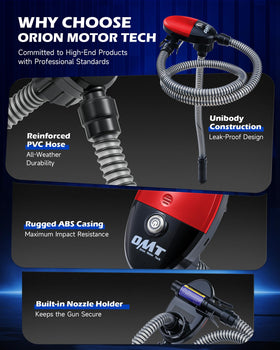 Orion Motor Tech lifestyle scene refueling a boat at the dock for convenience
