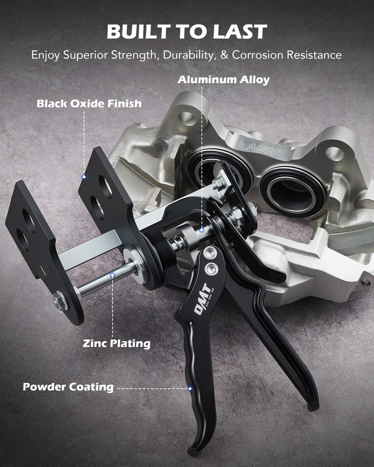 Orion Motor Tech tool on garage workbench demonstrating readiness for everyday brake jobs