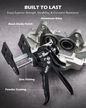 Orion Motor Tech tool on garage workbench demonstrating readiness for everyday brake jobs