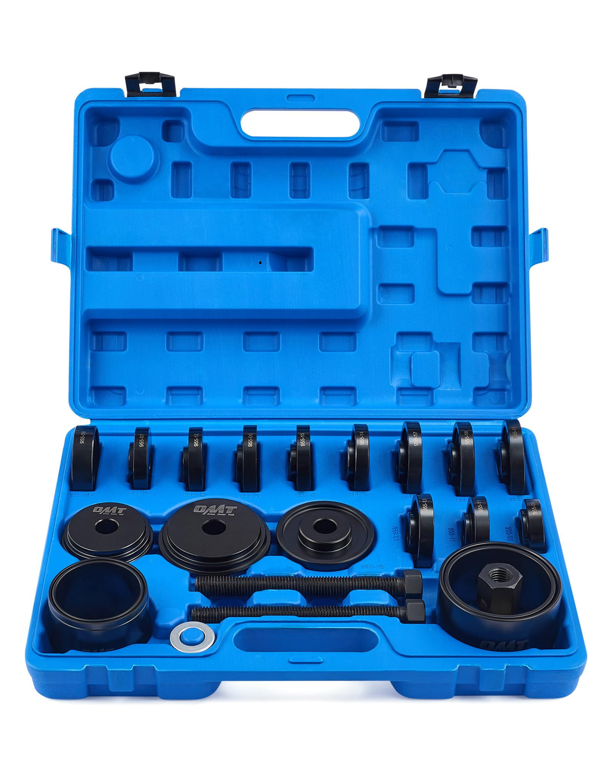 Orion Motor Tech kit staged in garage conveying professional workflow