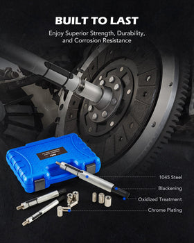 Orion Motor Tech kit arranged on workbench showing professional setup and fast clutch installation