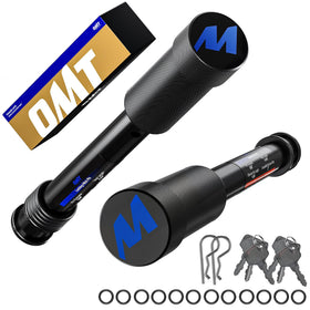 Orion Motor Tech front packaging showing two keyed-alike hitch pins for convenience