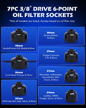 Orion Motor Tech low-profile socket next to standard socket showing clearance advantage