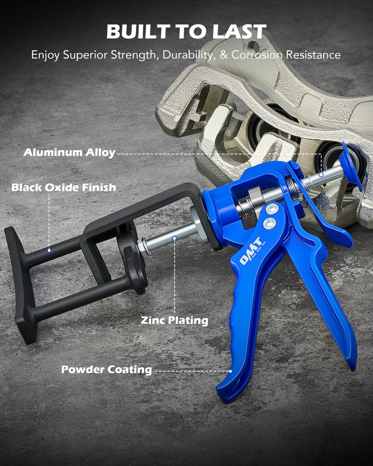 Orion Motor Tech aluminum and steel finish highlighting corrosion-resistant durability