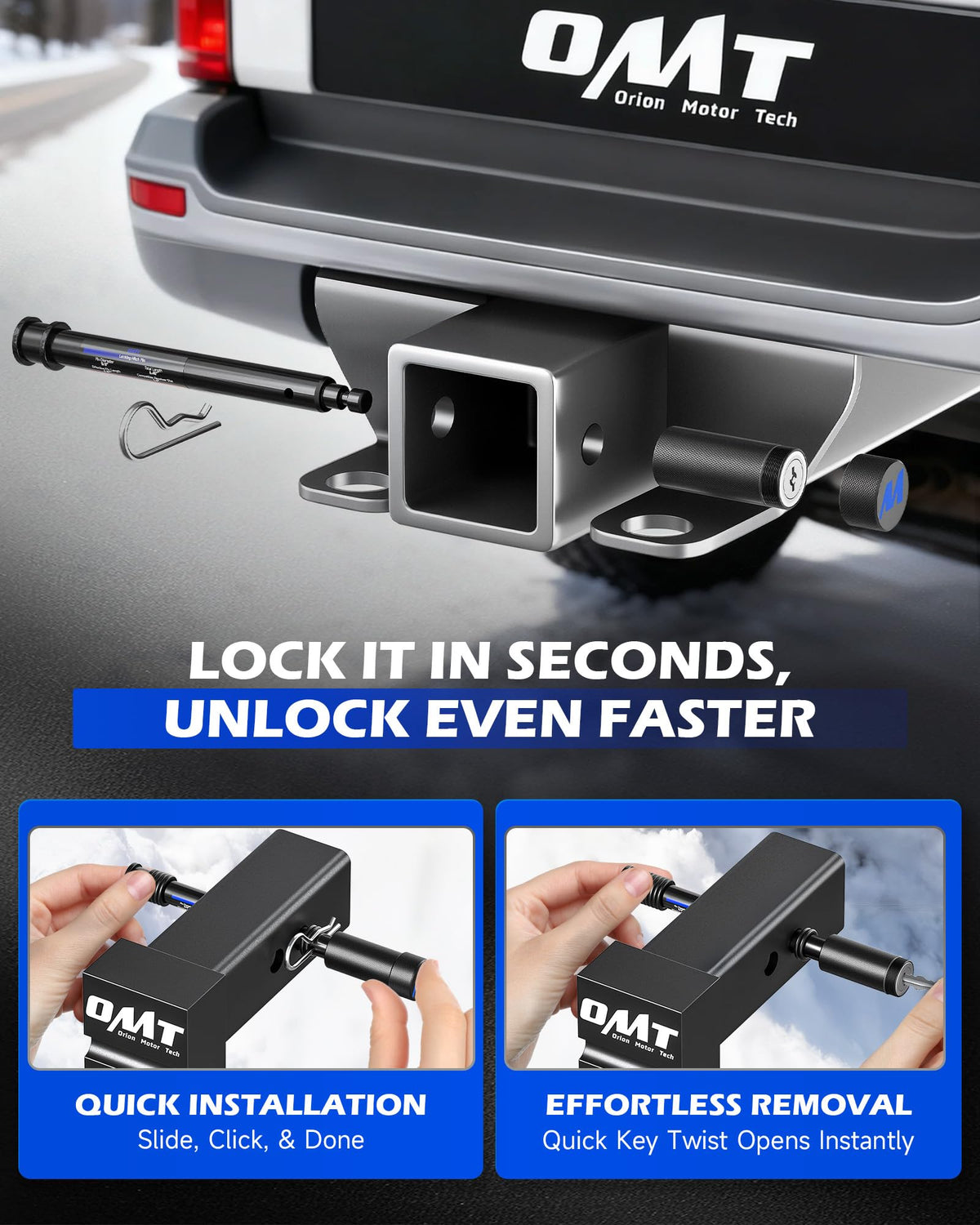 Orion Motor Tech O-rings close-up reducing rattle and improving quiet towing