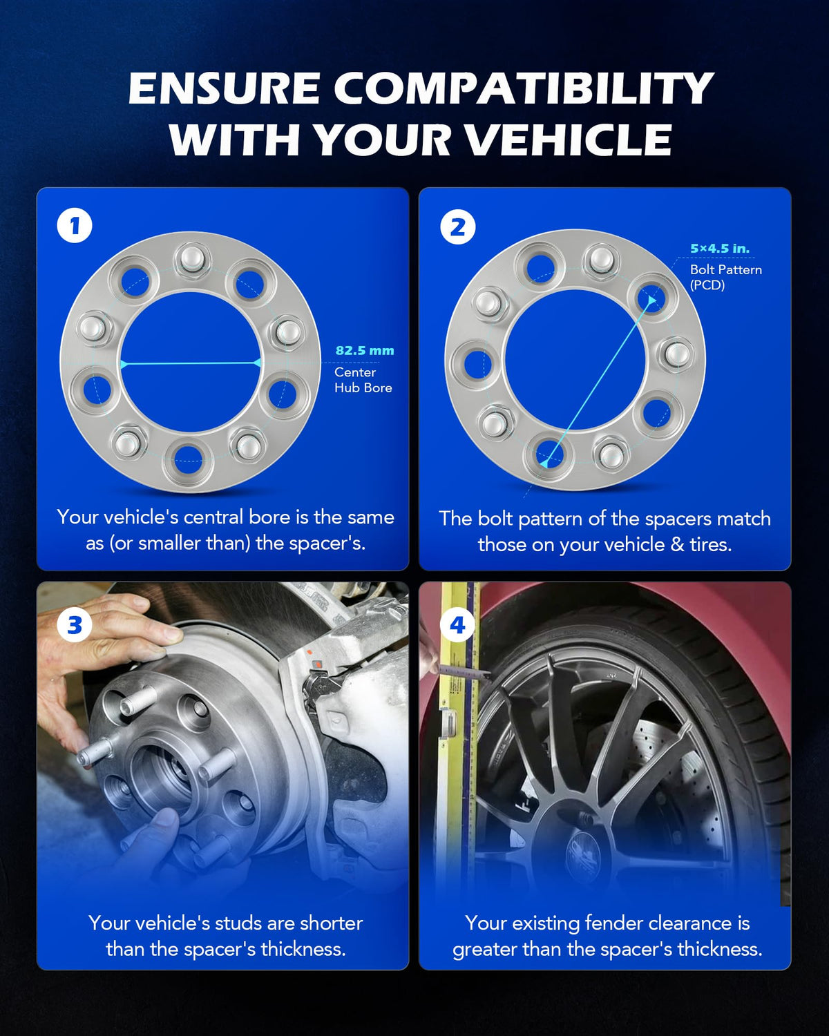 Orion Motor Tech spacer with lug bolt and 60-degree tapered seat for reliable wheel fitment