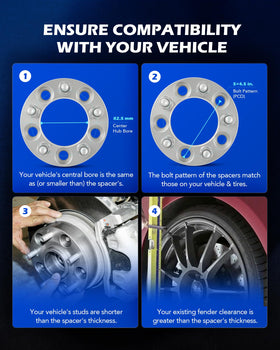 Orion Motor Tech spacer with lug bolt and 60-degree tapered seat for reliable wheel fitment
