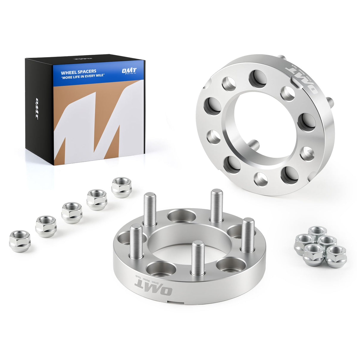 Orion Motor Tech front profile of spacer showing clean machined face and flange for precise centering