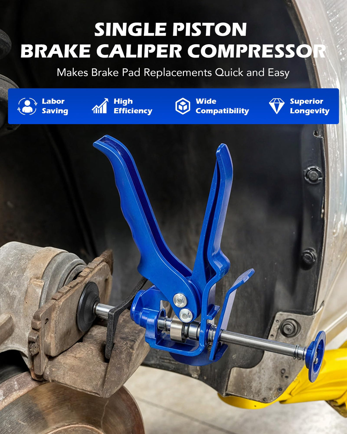Orion Motor Tech close-up of ergonomic handle demonstrating comfortable grip and reduced effort
