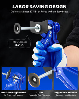 Orion Motor Tech size comparison next to a wrench showing compact footprint for tight spaces