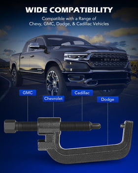 Orion Motor Tech 1 inch hex drive bolt closeup showing compatibility with common wrenches