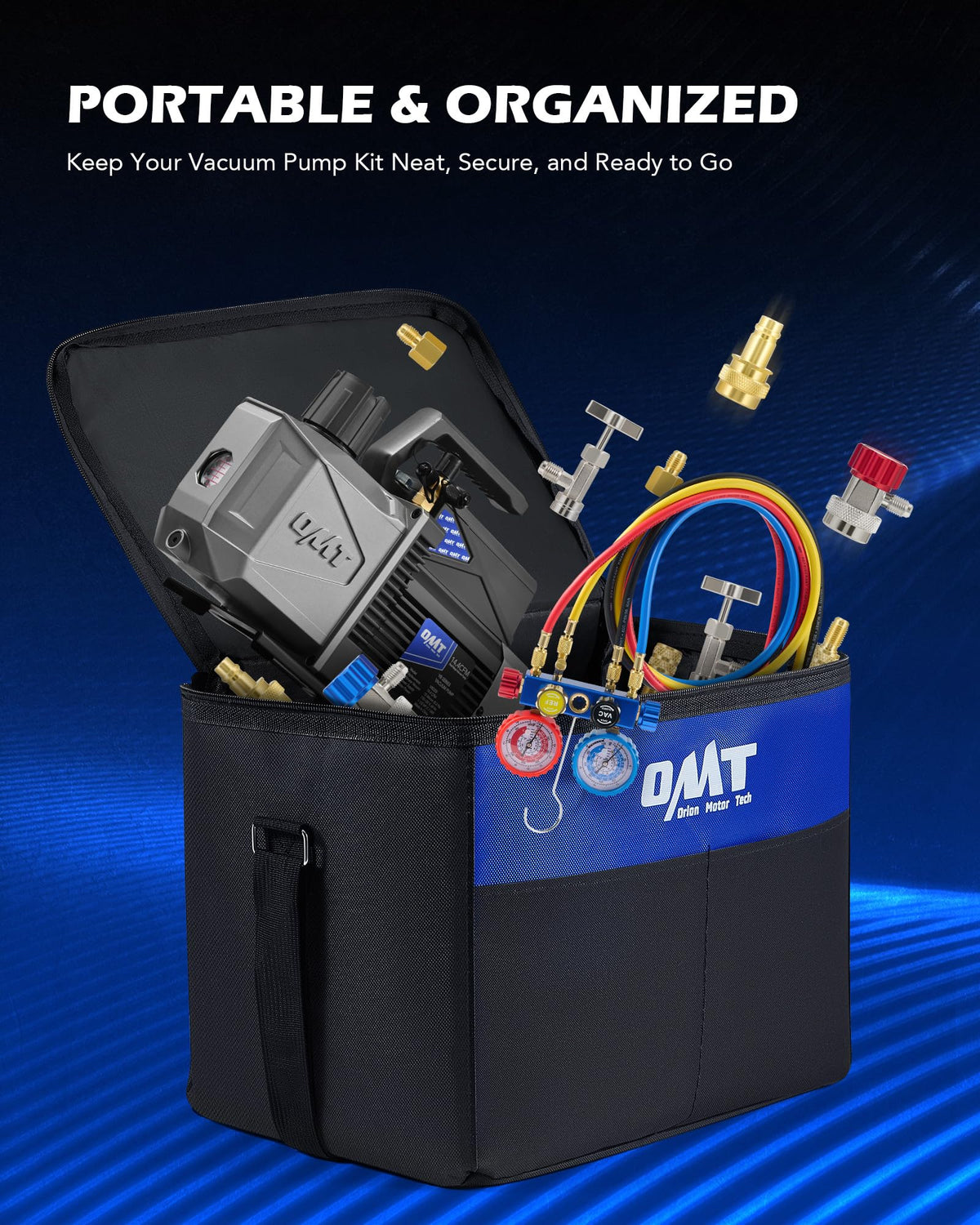 Orion Motor Tech packaged kit ready for storage and transport to jobsites