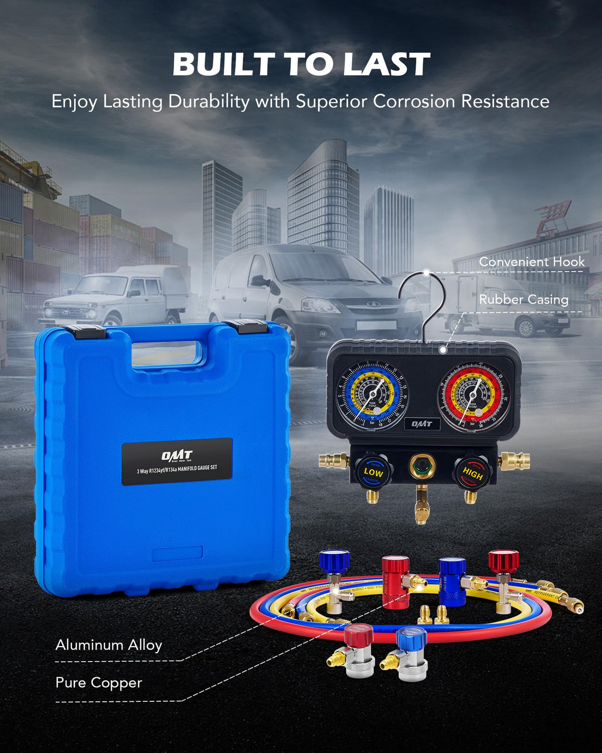 Orion Motor Tech packaging and kit contents overview showing included fittings and hoses for readiness