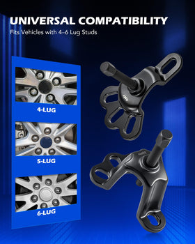 Orion Motor Tech puller set in use on axle showing safe hub extraction without damage