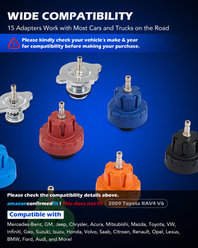 Orion Motor Tech manual pump and hose detail delivering controlled pressure testing