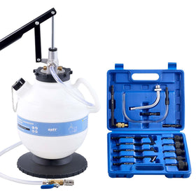 Orion Motor Tech pump front view showing tank and handle for easy transport