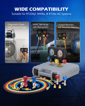Orion Motor Tech quick couplers and self-sealing can taps displayed for fast connections