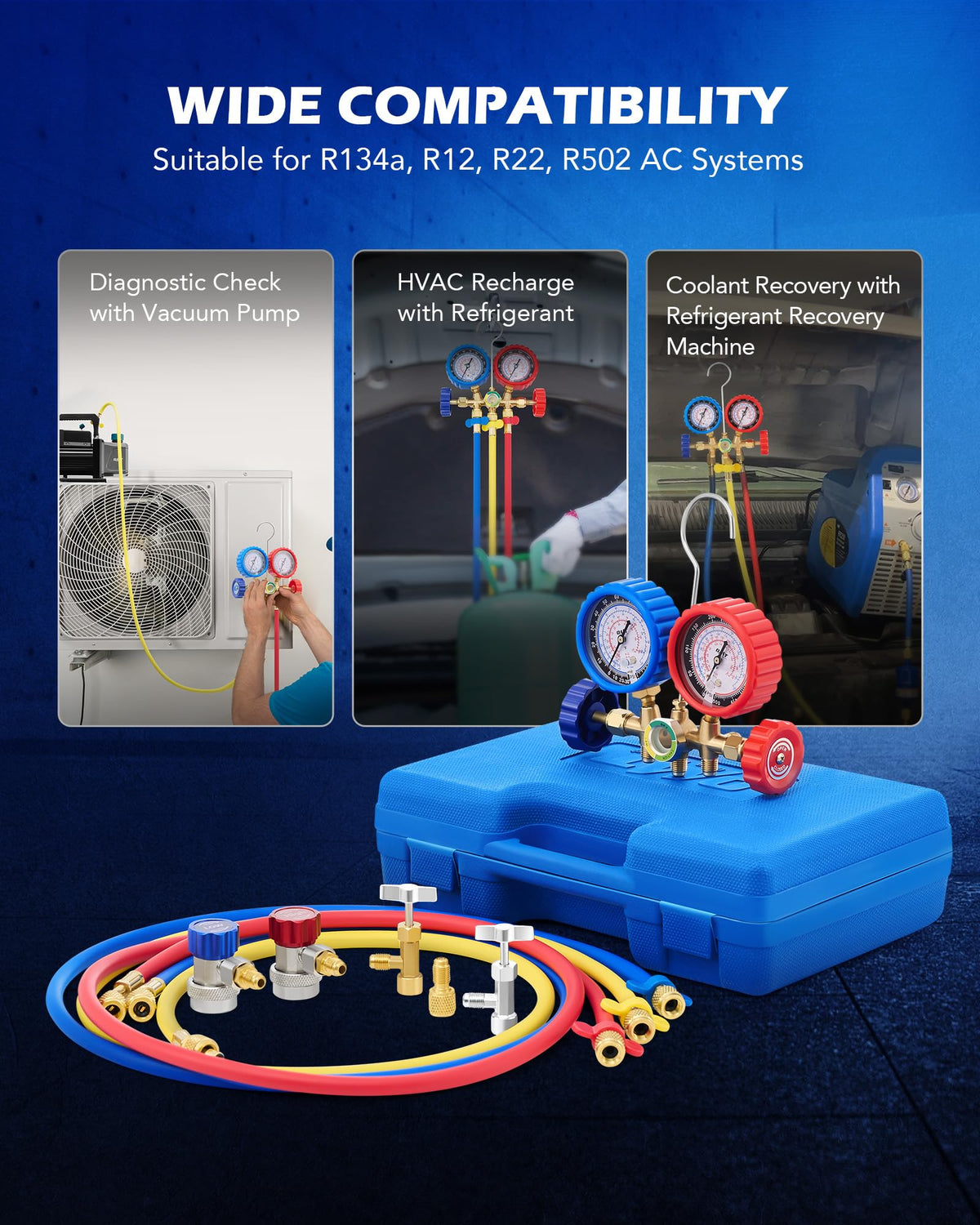 Orion Motor Tech quick couplers detail showing secure connections and safety