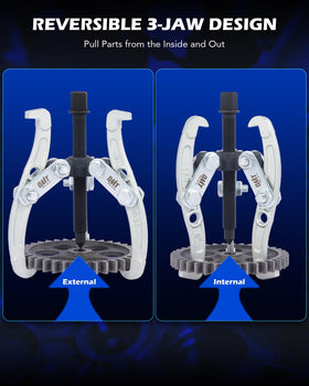 Orion Motor Tech reversed jaw configuration illustrating internal and external pulling versatility