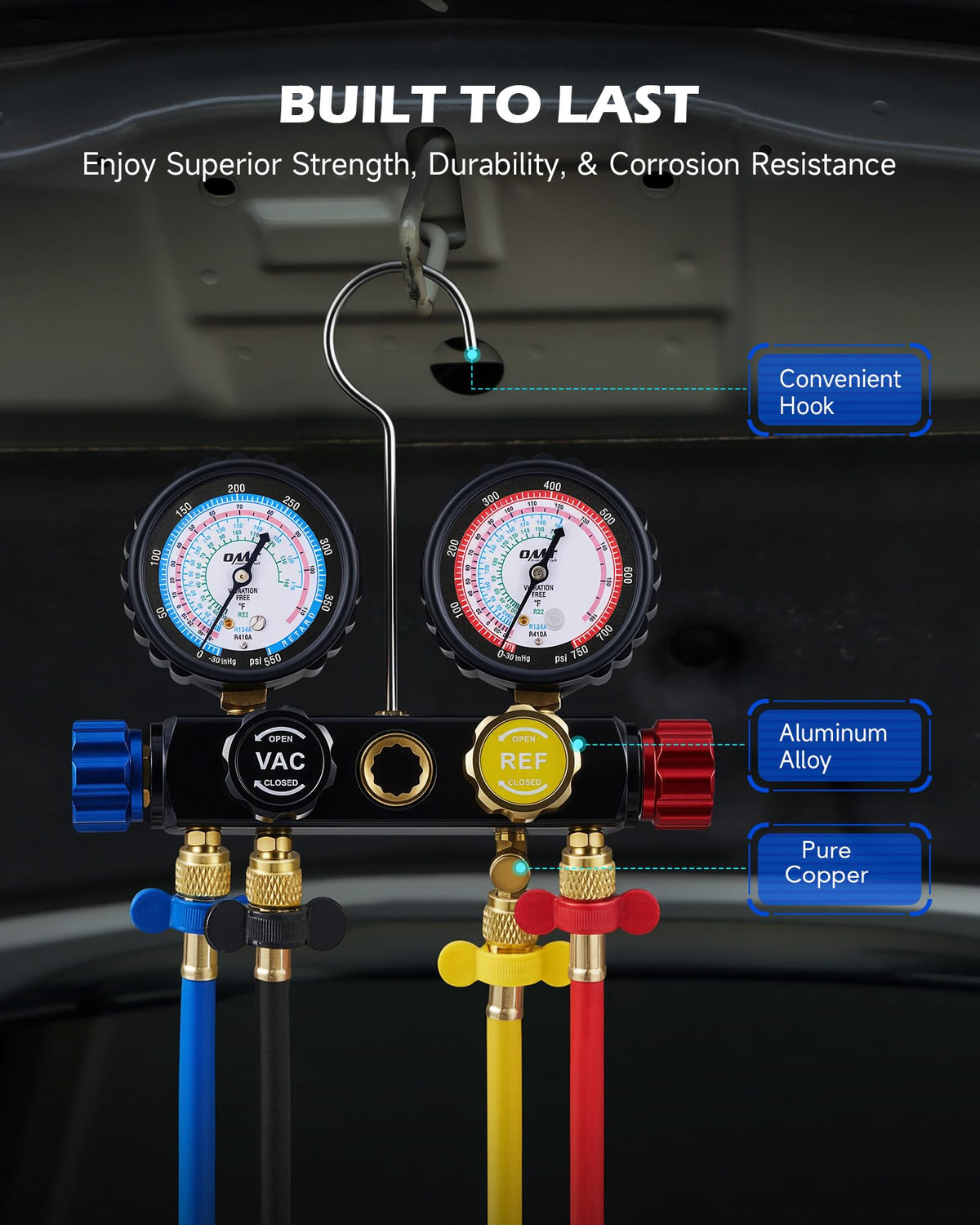 Orion Motor Tech kit beside a ruler showing compact size and workshop convenience