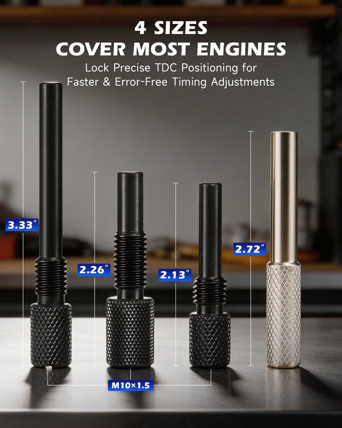 Orion Motor Tech scale comparison with ruler showing compact case size for shop portability