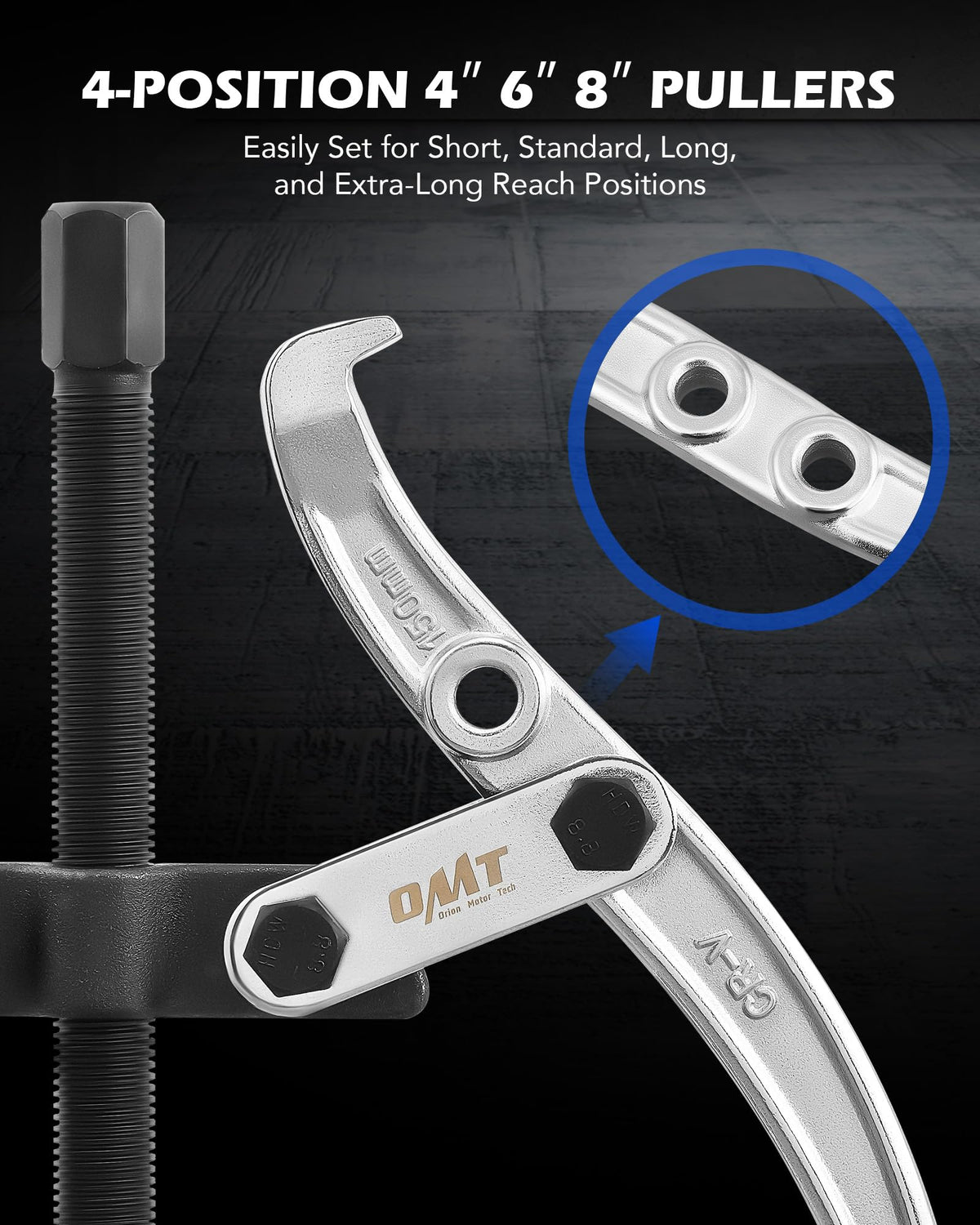 Orion Motor Tech kit next to wrench for scale demonstrating compactness