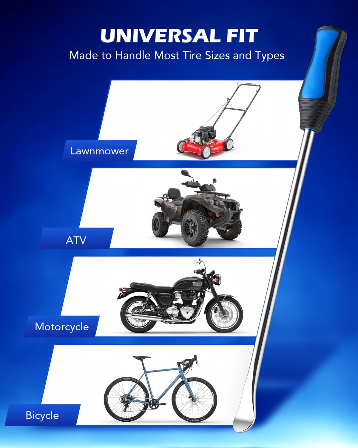 Orion Motor Tech tools next to a ruler to show 14.5 inch spoon length advantage