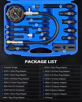 Orion Motor Tech scale size comparison displays gauge and adapters for understanding kit scale