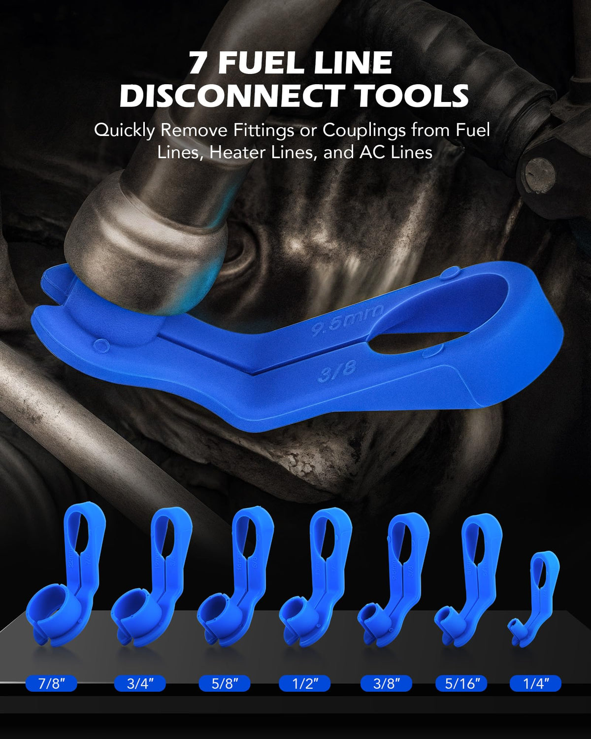 Orion Motor Tech two self-sealing can taps close-up enabling easy refrigerant bottle hookup