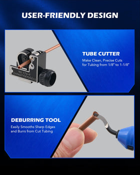 Orion Motor Tech comparison of multiple tube sizes showing kit compatibility from 1/8" to 3/4"