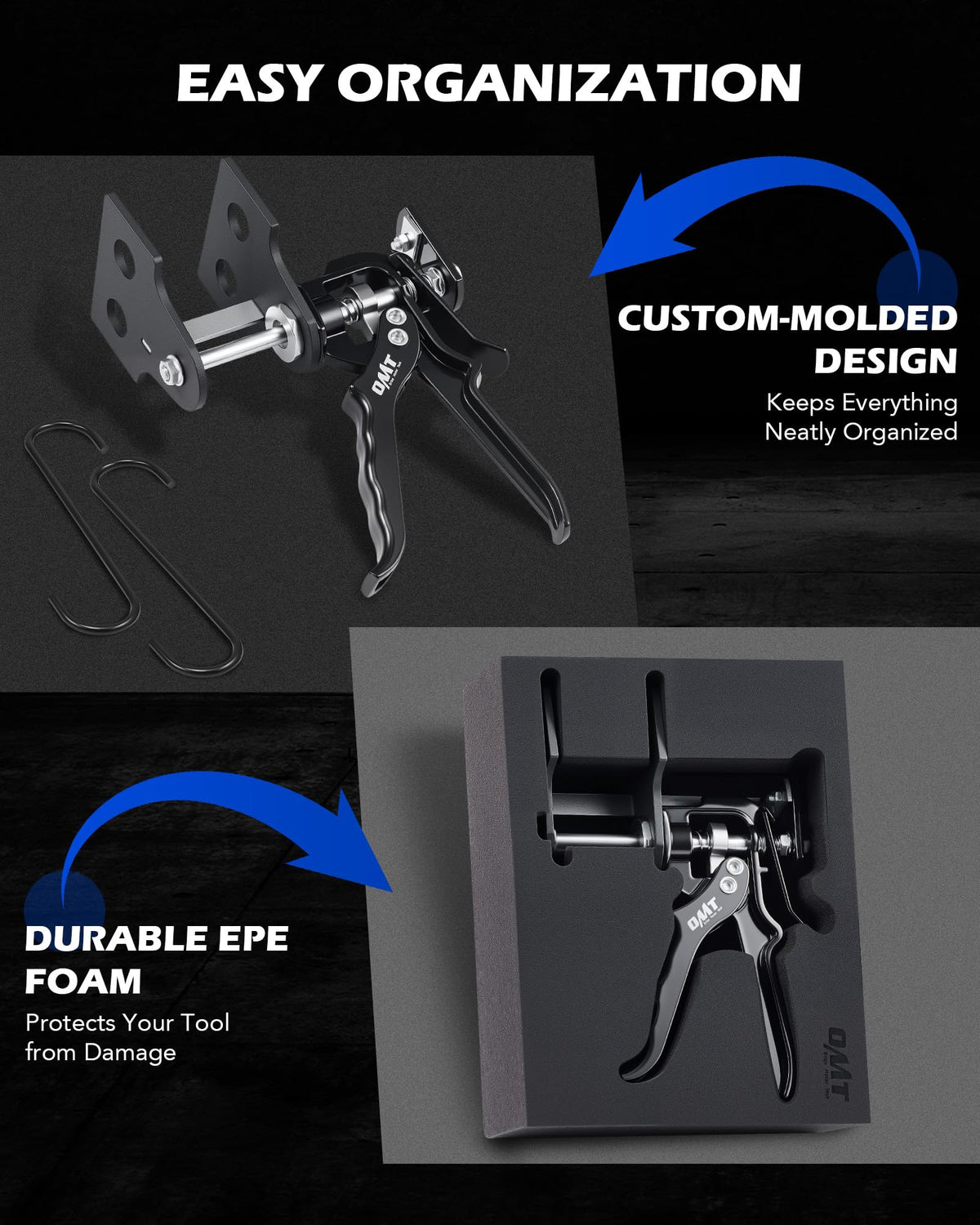 Orion Motor Tech tool held in hand showing scale and portable size for mobile repairs