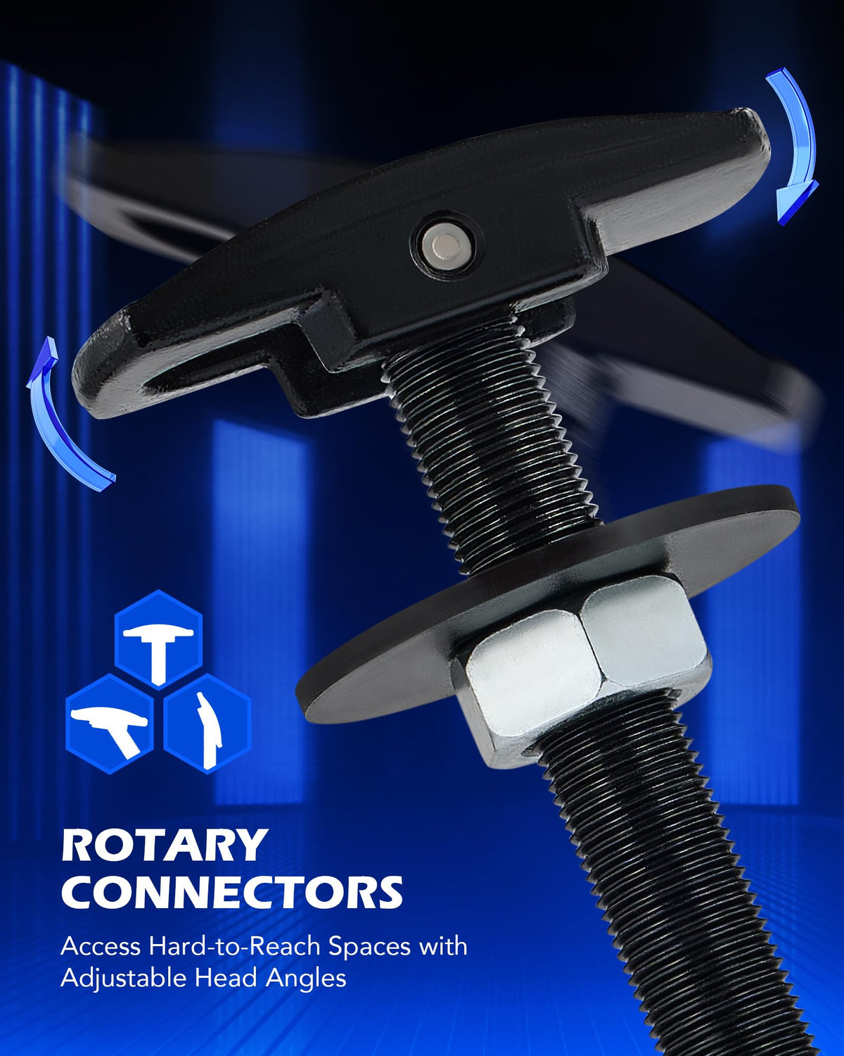 Orion Motor Tech small puller with washer demonstrating scratch-free force distribution to protect bearings
