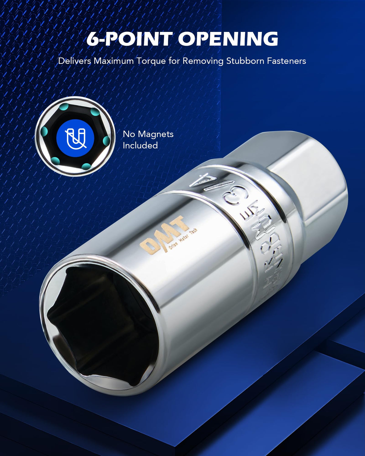 Orion Motor Tech socket size markings visible for quick identification
