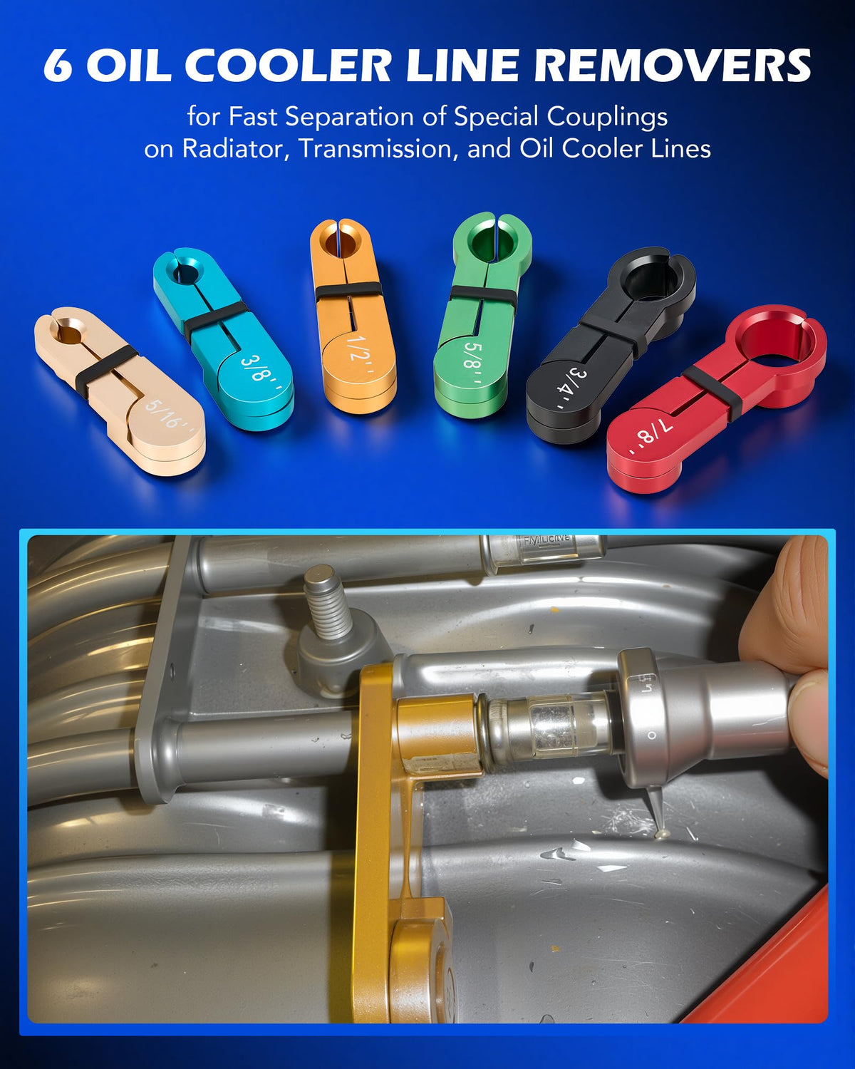 Orion Motor Tech spring lock removers collection showing varied sizes benefit