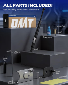 Orion Motor Tech on truck with person loading bed showing safer hands-free tailgate use benefit