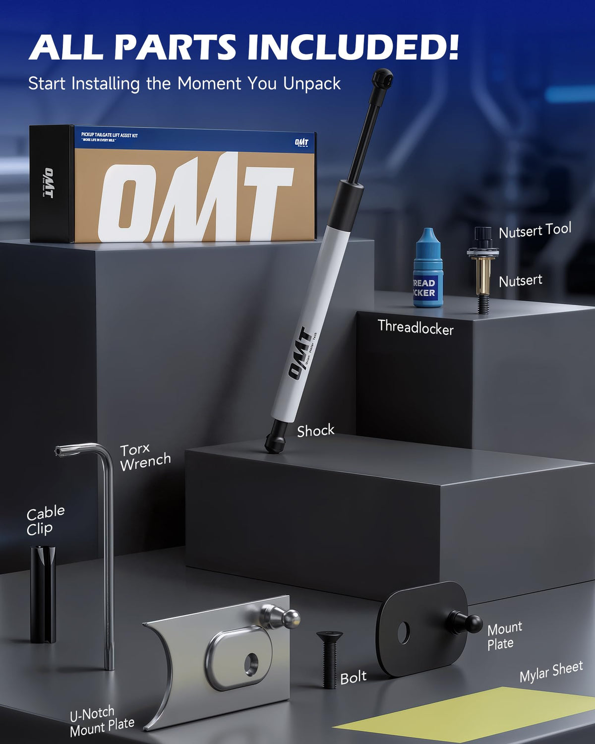 Orion Motor Tech kit hardware and instructions ready for quick bolt-on installation
