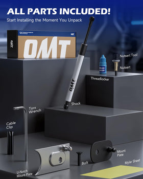 Orion Motor Tech kit hardware and instructions ready for quick bolt-on installation