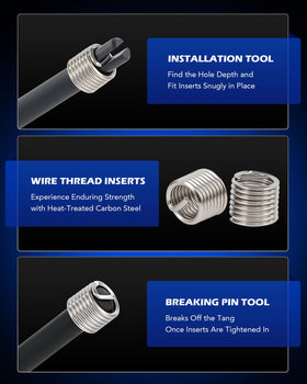Orion Motor Tech tang breaker demo producing flush finished threads