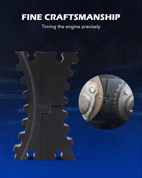 Orion Motor Tech tensioner spanner held in hand for easy workshop use