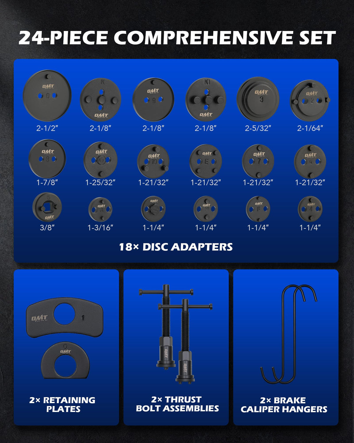 Orion Motor Tech thrust bolt assembly detail highlighting magnetic holder for secure adapters