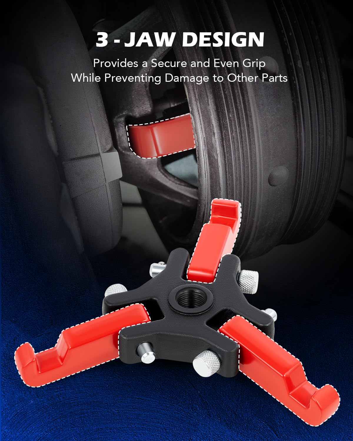 Orion Motor Tech tool in use on engine illustrating fast removal