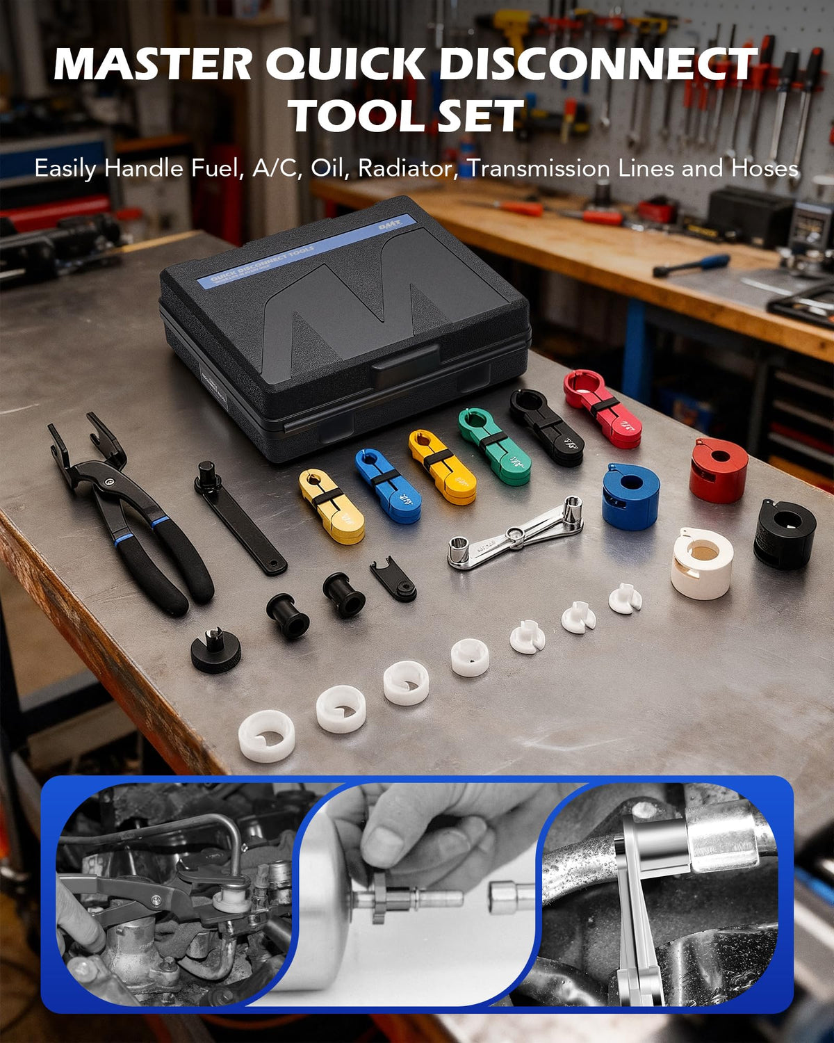Orion Motor Tech open case layout showing organized tools for quick access