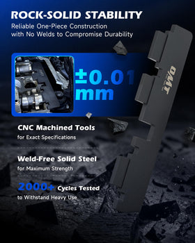 Orion Motor Tech tools seated in blow-molded case for secure transport and organized storage