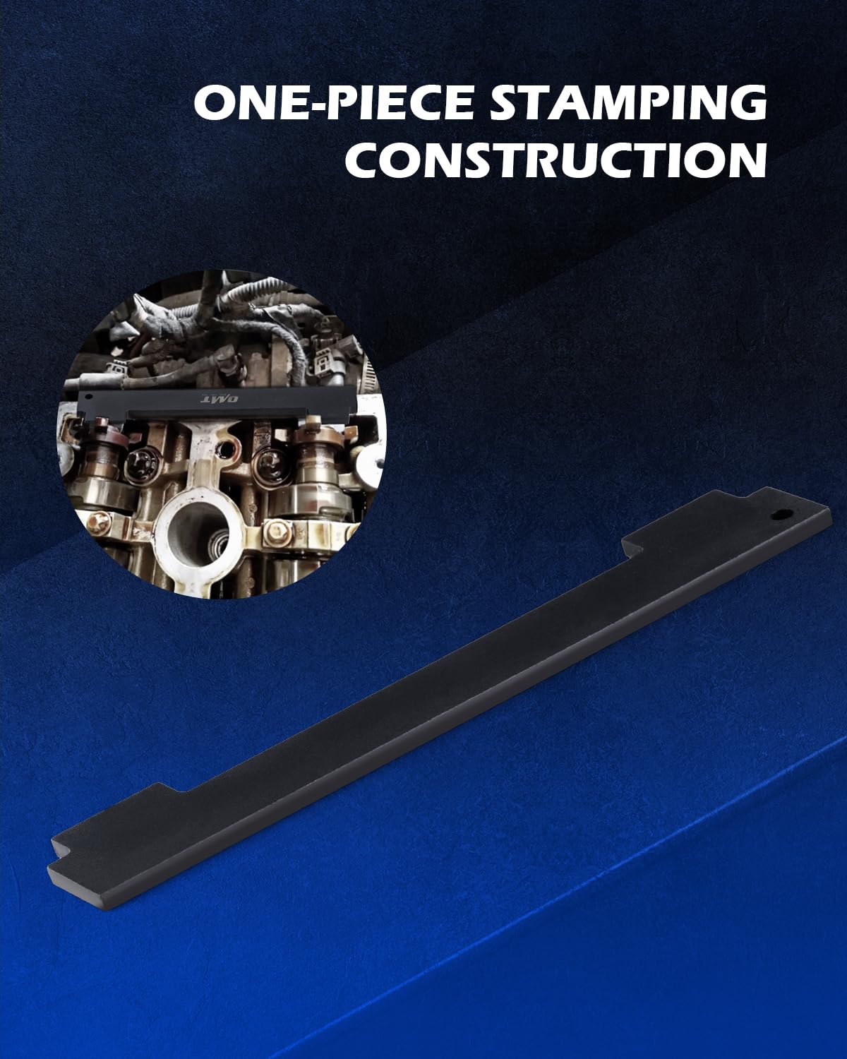 Orion Motor Tech tools mounted on engine illustrating correct timing alignment